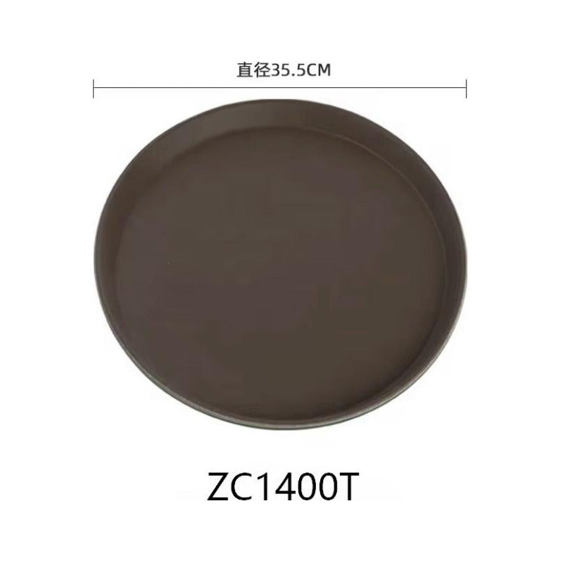 Bandeja Redonda Con Antideslizante Y Fuerte 28 Cm