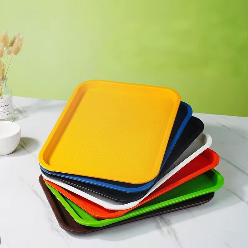 Bandeja Rectangular Antideslizante Varios Colores 30 X 40