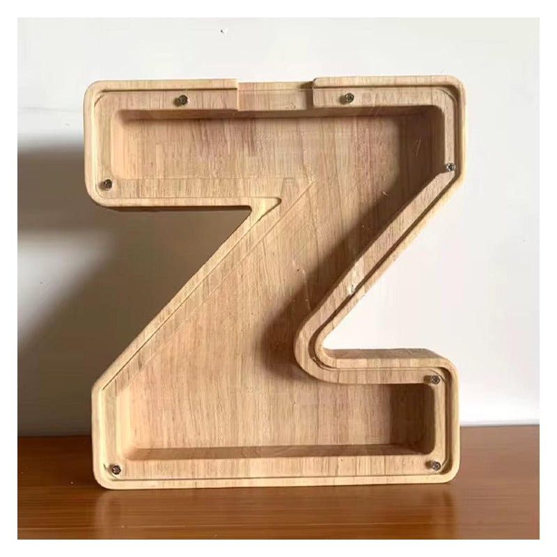 Alcancía Con Forma De Letras Alt 18 Cm X Prof 3 Cm