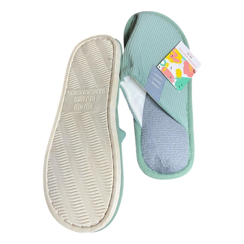 Pantufla Termica Invierno Talle 36 Al 45 Diferentes Colores