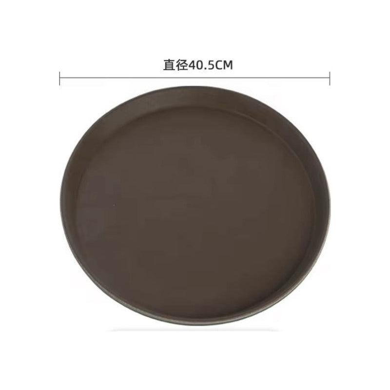 Bandeja Redonda Con Antideslizante Y Fuerte 28 Cm