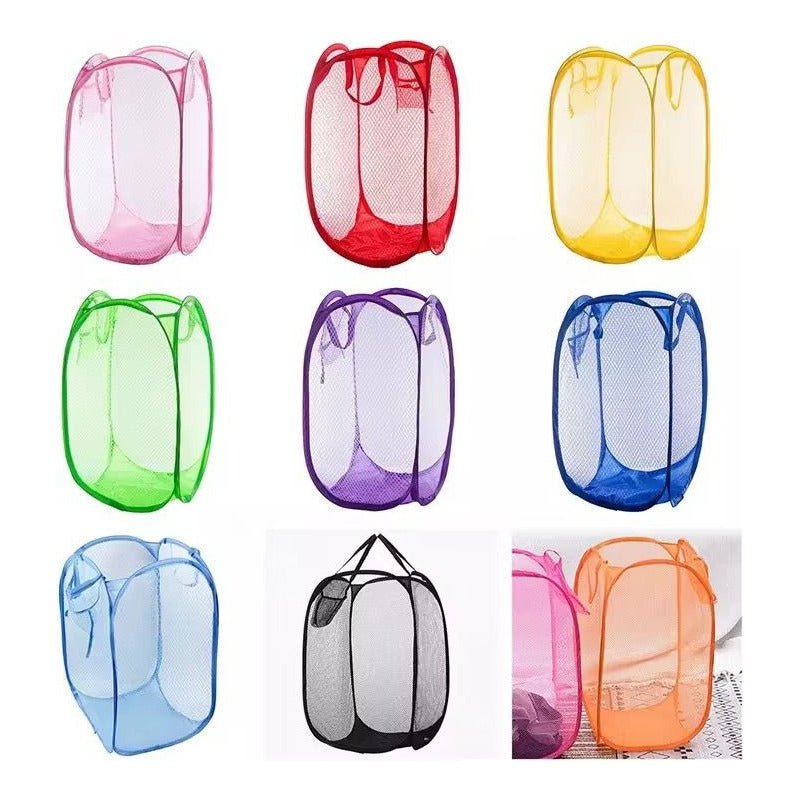 Cesto De Ropa Liviano Auto Armado 36x36x58 Cm