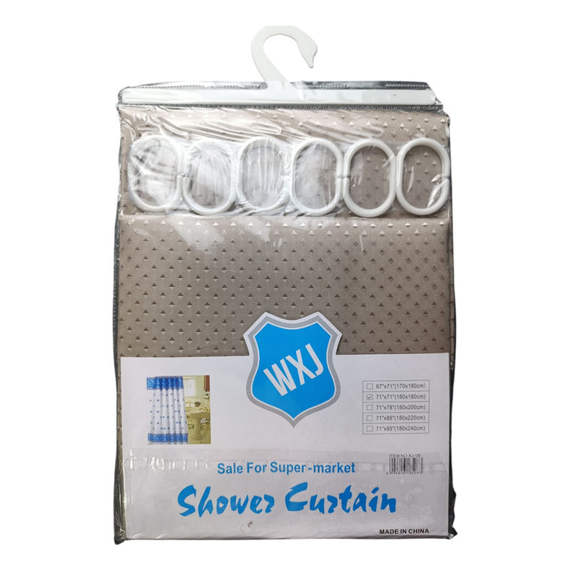 Cortina De Baño O Ducha De Tela  180x180cm Varios Colores