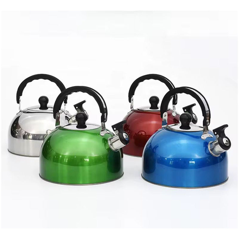 Caldera Hervidor 2 Litros Para Calentar Agua Ac Inox Verde