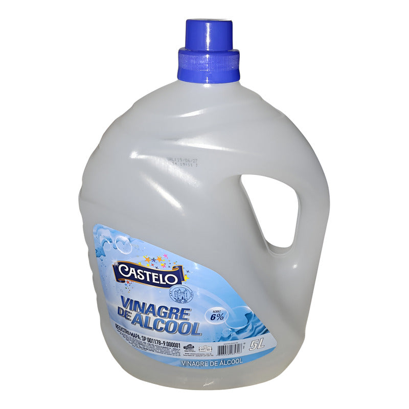 Vinagre De Alcohol Castelo 5l