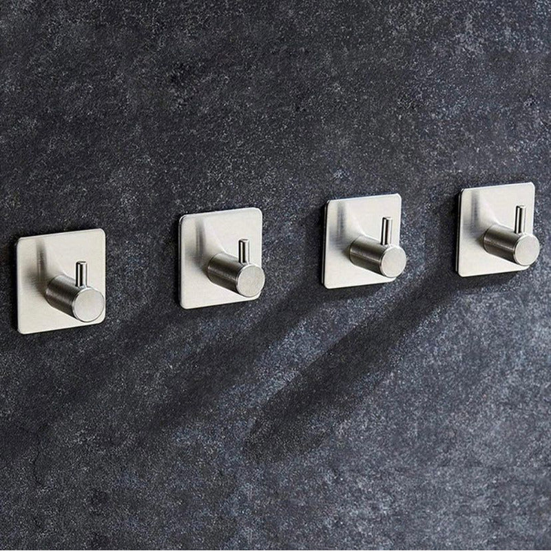 Gancho De Pared Set X 4 Uniddades Autoadhesivo 4,5x4,5 Cm
