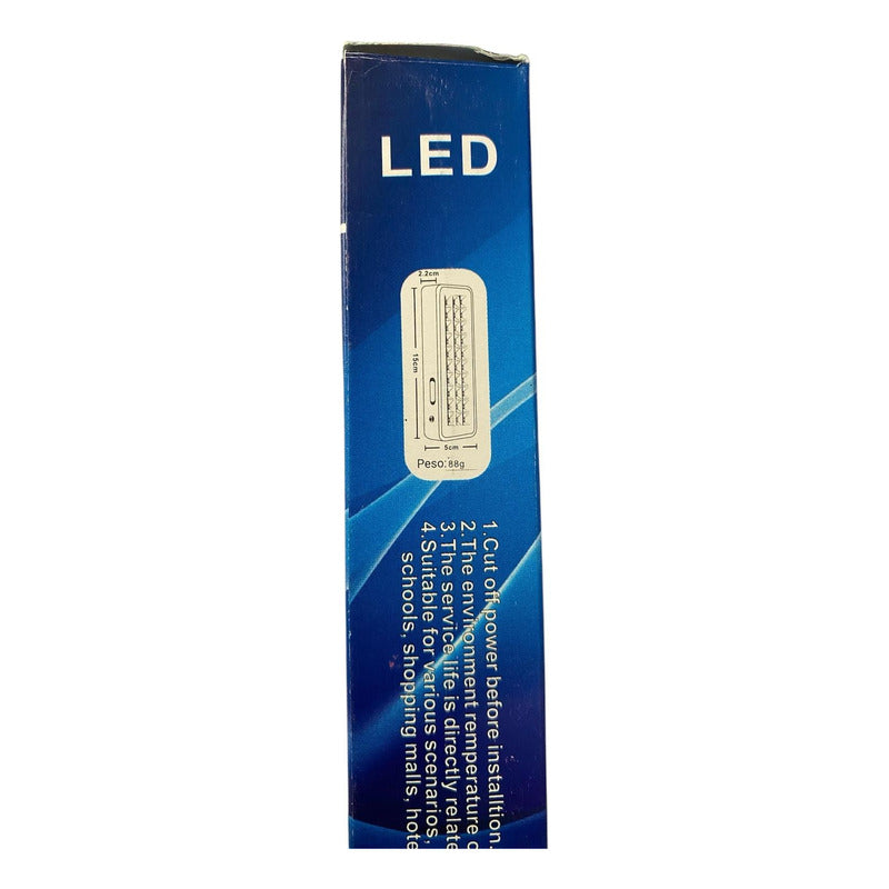 Luz Artefacto De Emergencia 2,2x5x15 Cm