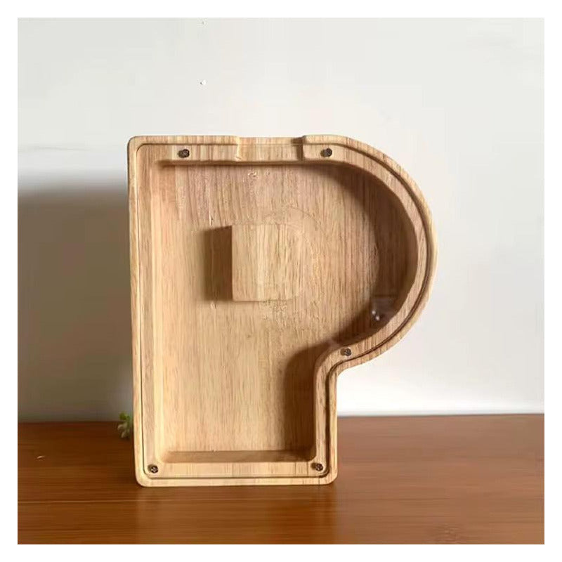 Alcancía Con Forma De Letras Alt 18 Cm X Prof 3 Cm