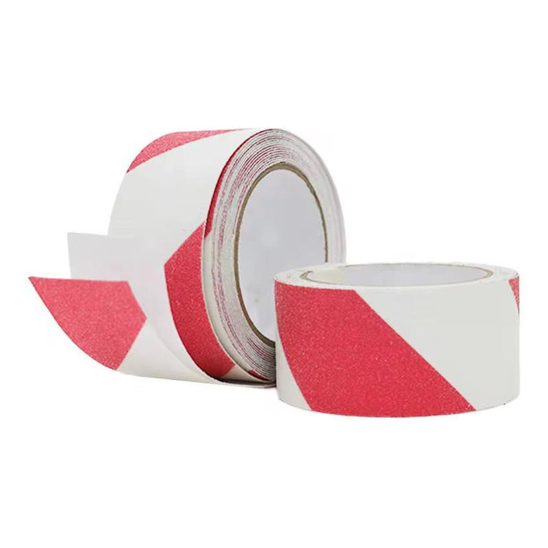 Cinta Antideslizante Rojo Y Blanco 5 Cm 10 Metros