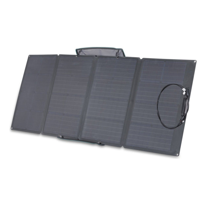 Panel Solar 160 W Conector Mc4 Tamaño Soblado 68,5x43x2,5 Cm Negro