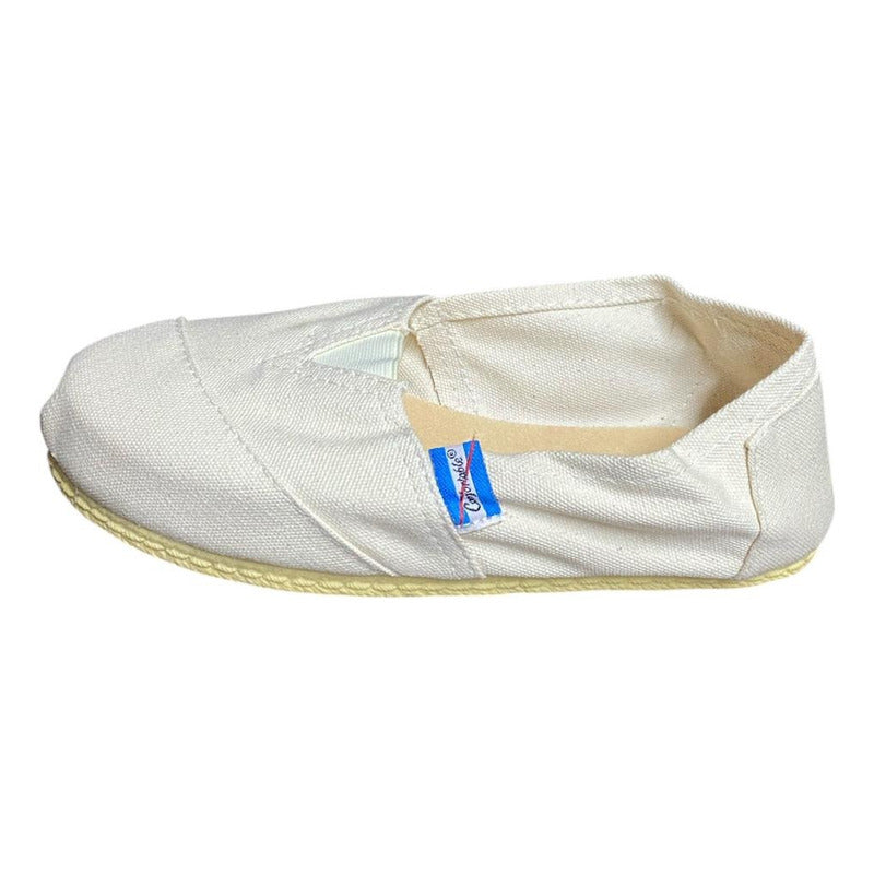 Alpargata Confortable Crudo Beige Premium