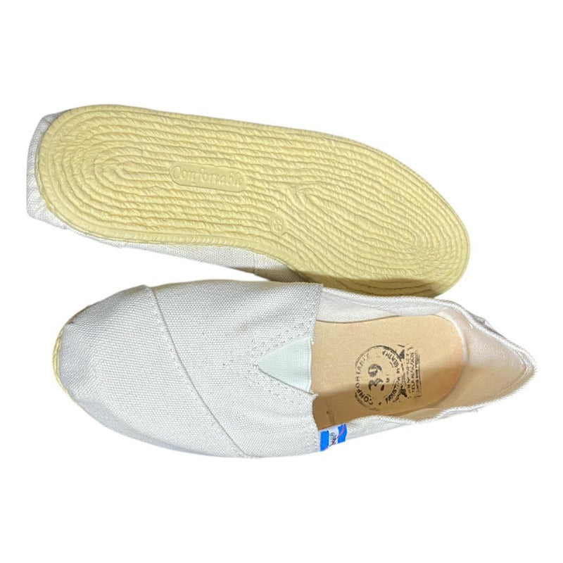 Alpargata Confortable Crudo Beige Premium