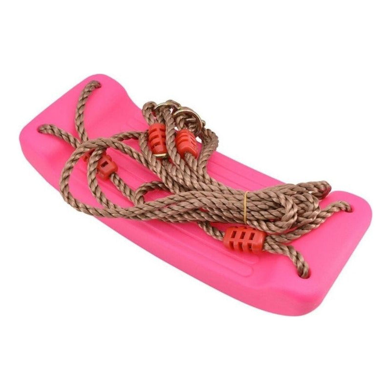 Hamaca Rígida Infantil Plástico P/ Niños C/ Cuerda Reforzada