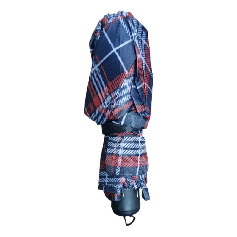 Paraguas Plegable De 95cm De Diámetro Varios Colores Rojo