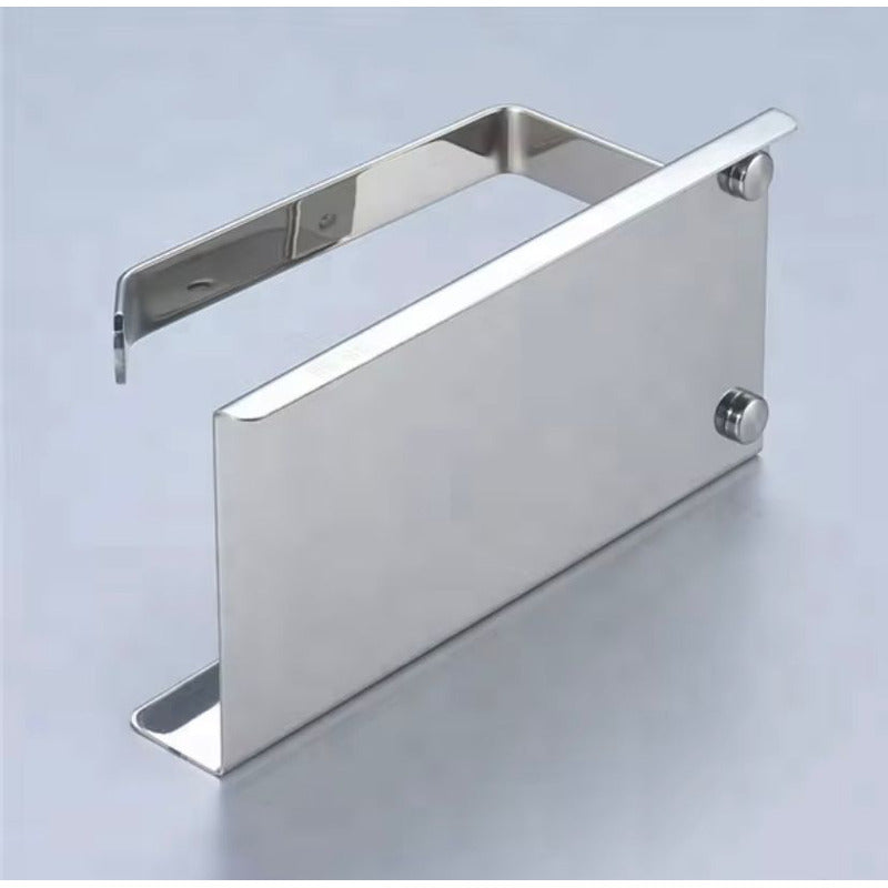 Soporte P/ Papel Higiénico C/ Base Celular Portarrollo Inox.