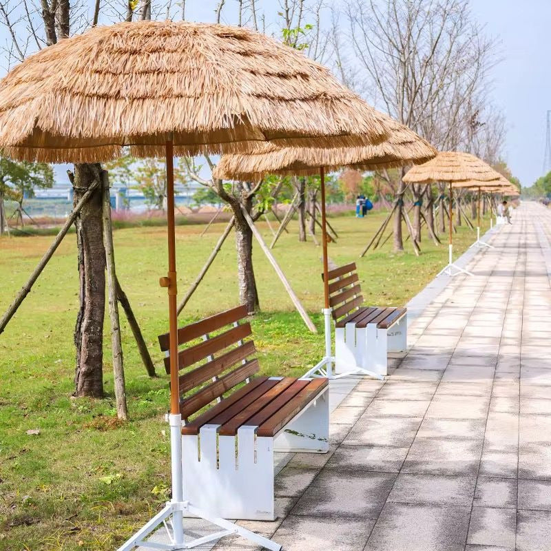 Sombrilla Decoración Sombra Simil Paja 200 Cm