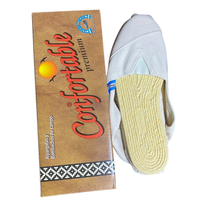 Alpargata Confortable Crudo Beige Premium