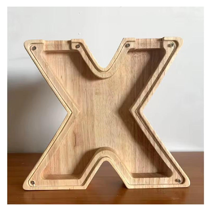 Alcancía Con Forma De Letras Alt 18 Cm X Prof 3 Cm