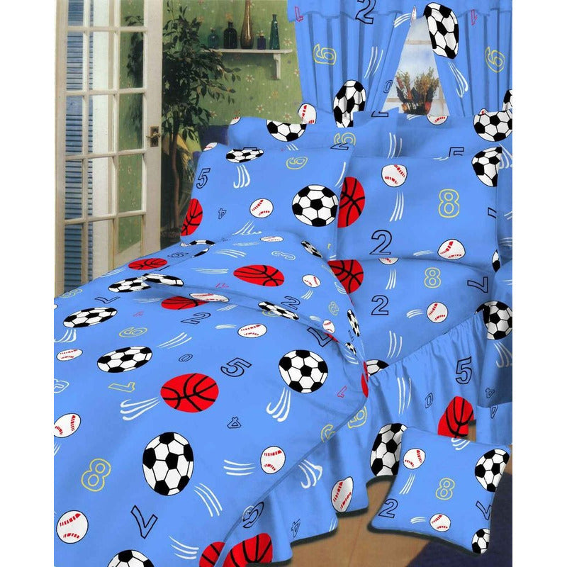Sabanas Infantiles Niños 1 Plaza Varios Diseños