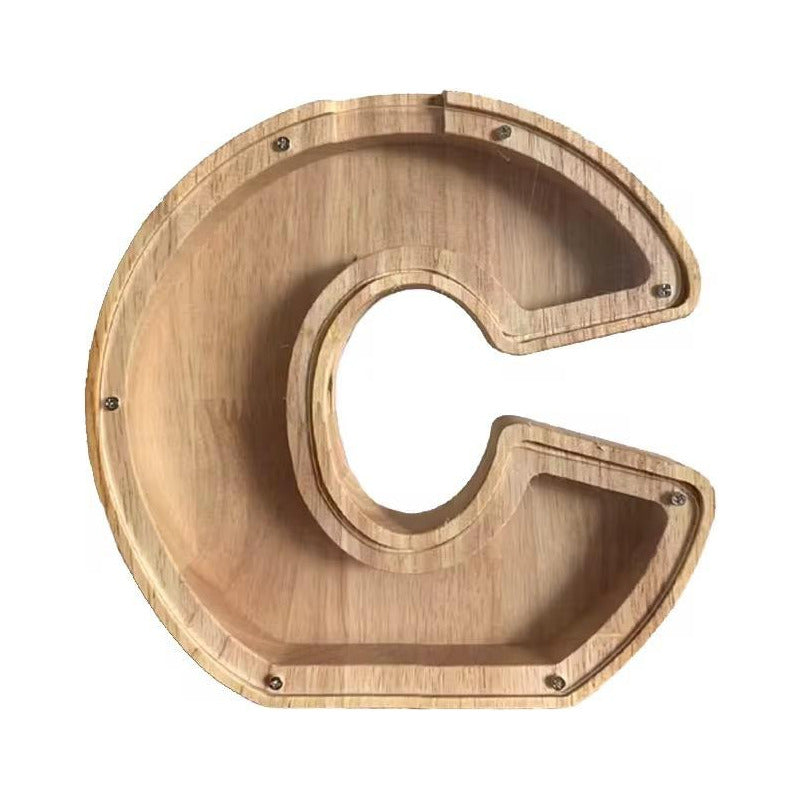 Alcancía Con Forma De Letras Alt 18 Cm X Prof 3 Cm