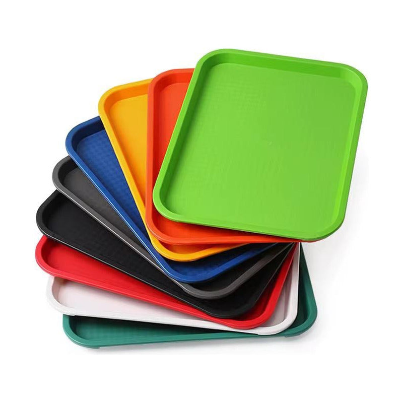 Bandeja Rectangular Antideslizante Varios Colores 30 X 40