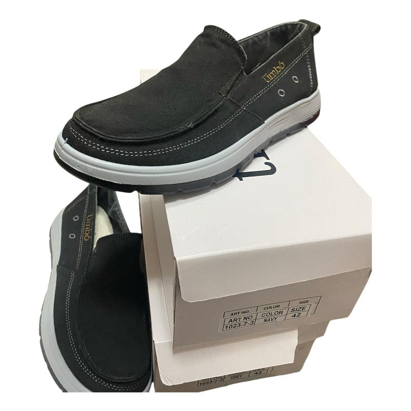 Zapatilla Championes Lona Sin Cordones Elastico Timbo