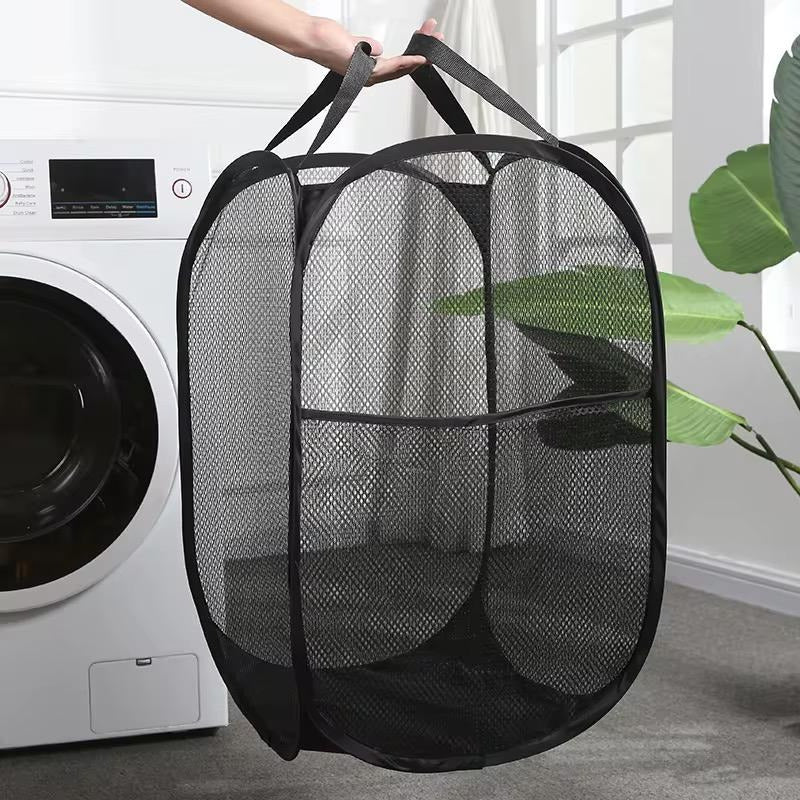 Cesto De Ropa Liviano Auto Armado 36x36x58 Cm