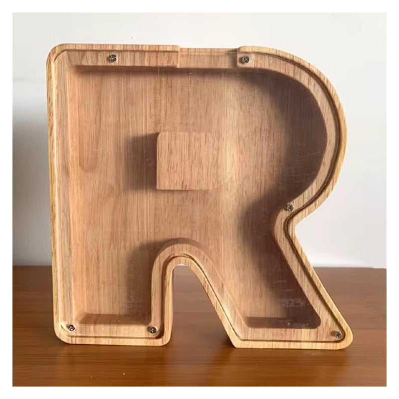 Alcancía Con Forma De Letras Alt 18 Cm X Prof 3 Cm