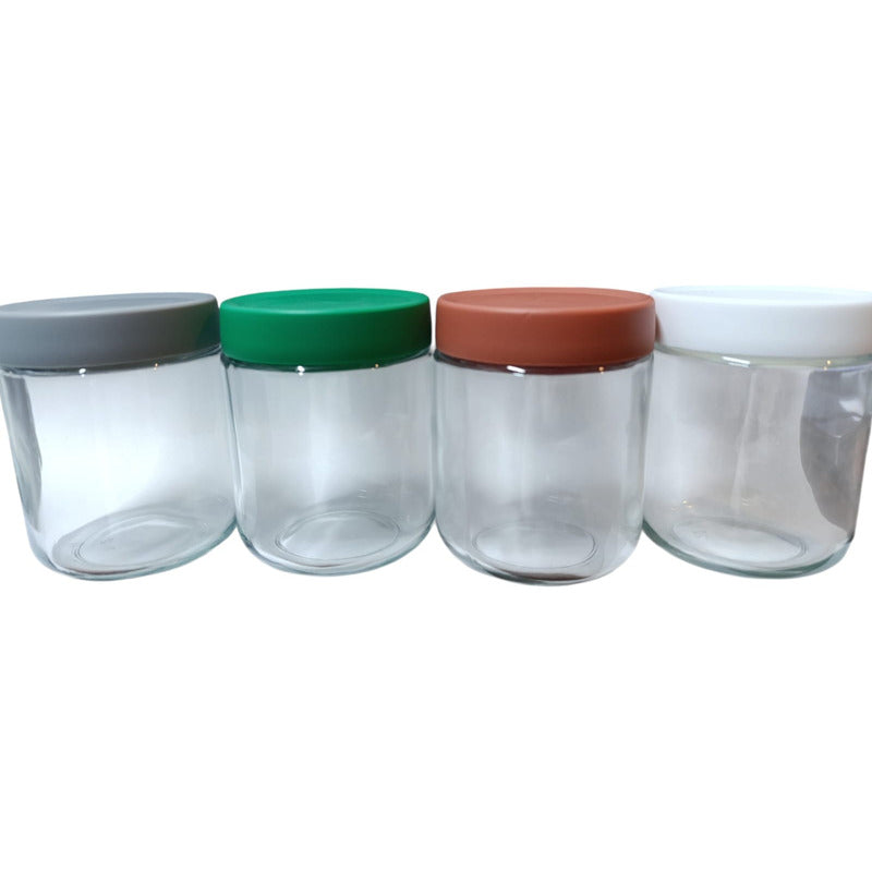 Frascos Boyon Herméticos De Vidrio, 500ml Pack X4 Tarros