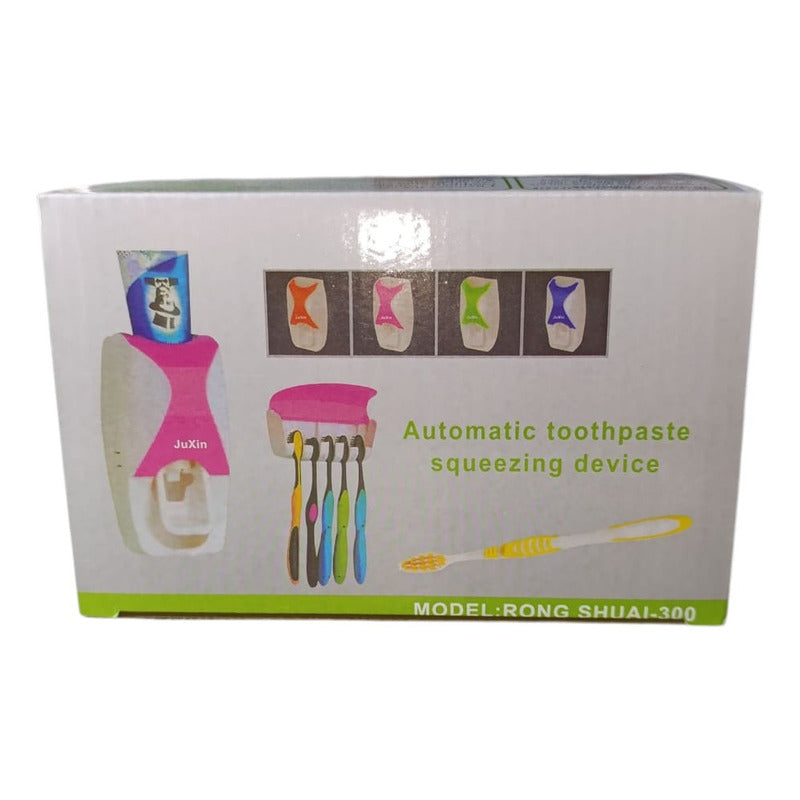 Dispensador Pasta Dental Y Soporte Cepillo De Dientes
