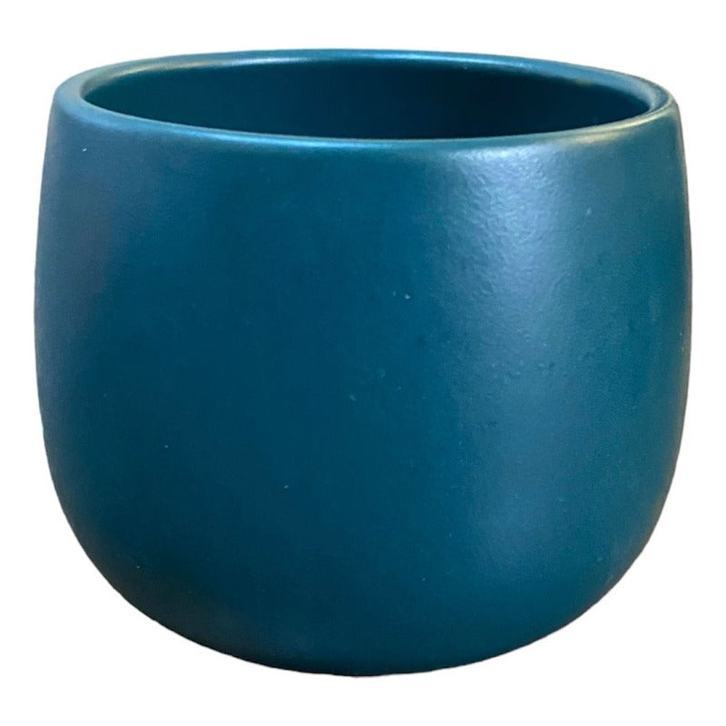 Maceta De Ceramica Decorativa 14 X 14 Cm Varios Colores