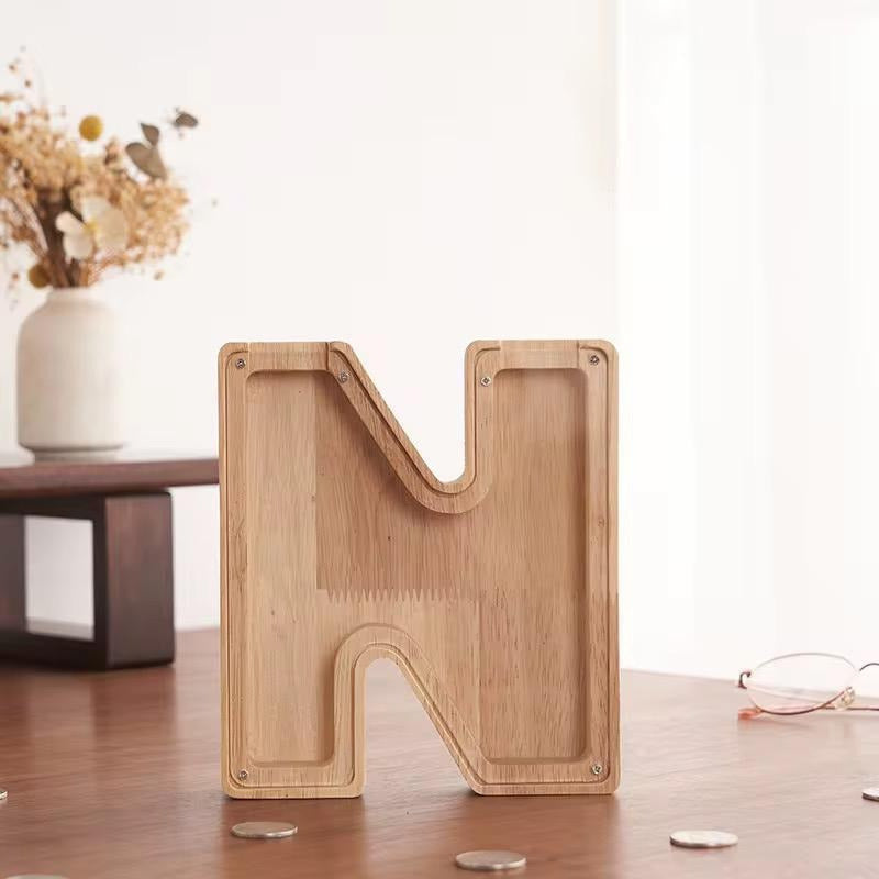 Alcancía Con Forma De Letras Alt 18 Cm X Prof 3 Cm