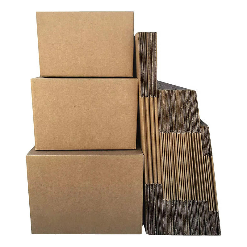 Caja De Carton 40x40x40 Cm X 5 Unidades