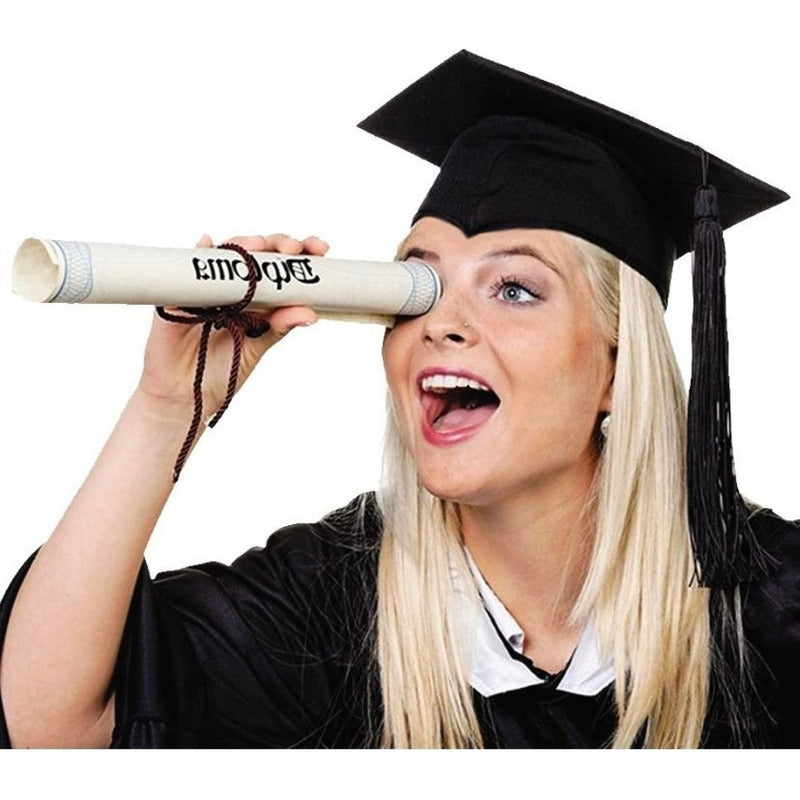 Sombrero De Graduación Fiestas Y Cotillón Birrete De Tela