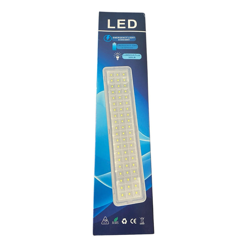 Luz Artefacto De Emergencia 25x5,5x2,5 Cm