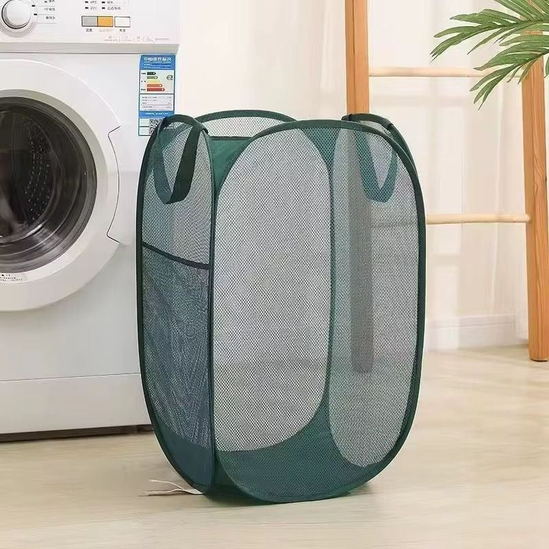Cesto De Ropa Liviano Auto Armado 36x36x58 Cm