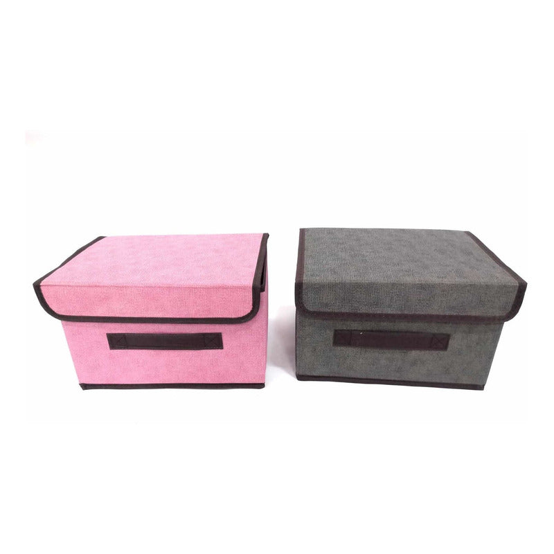 Caja Organizadora De Tnt Plegable Con Cierre Con Velcro Pg