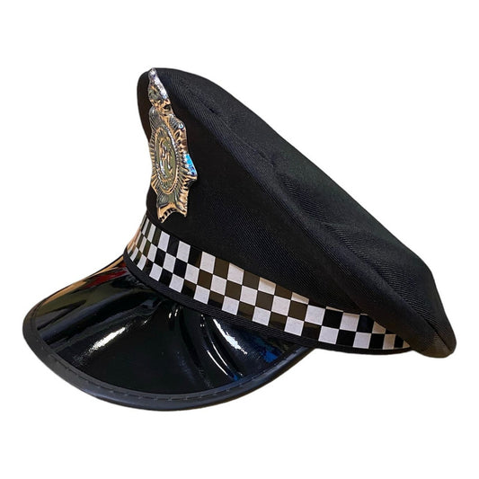 Gorro De Policia Policial Disfraz Fiesta Cotillon
