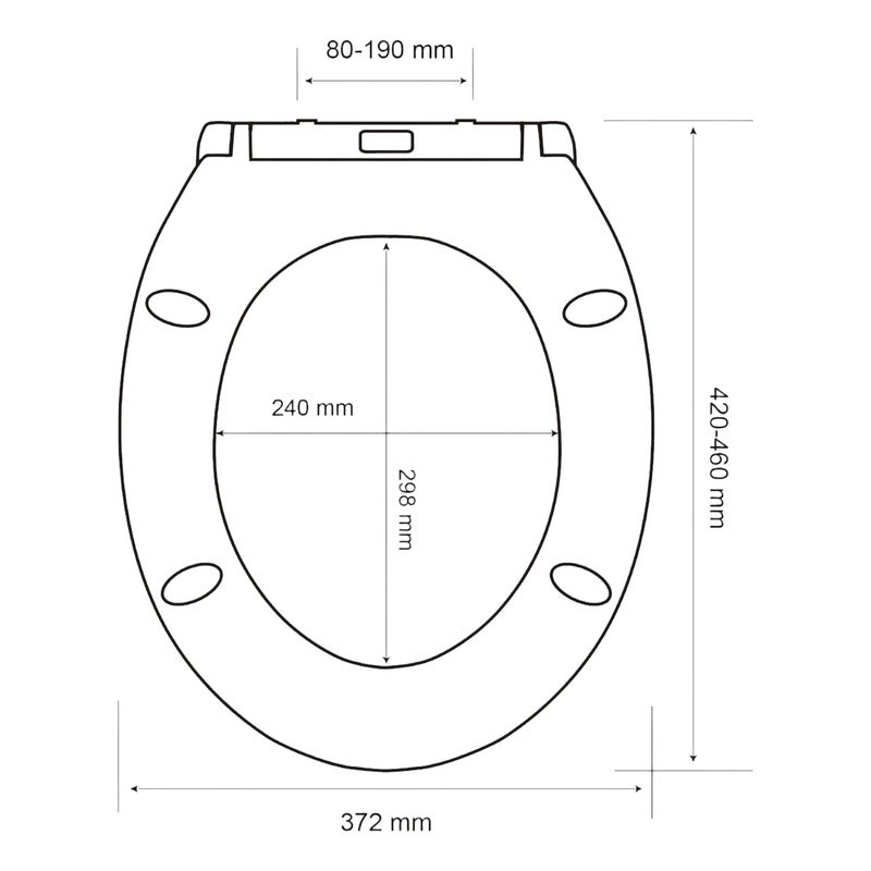 Tapa De Inodoro Premium Alta Calidad Baño