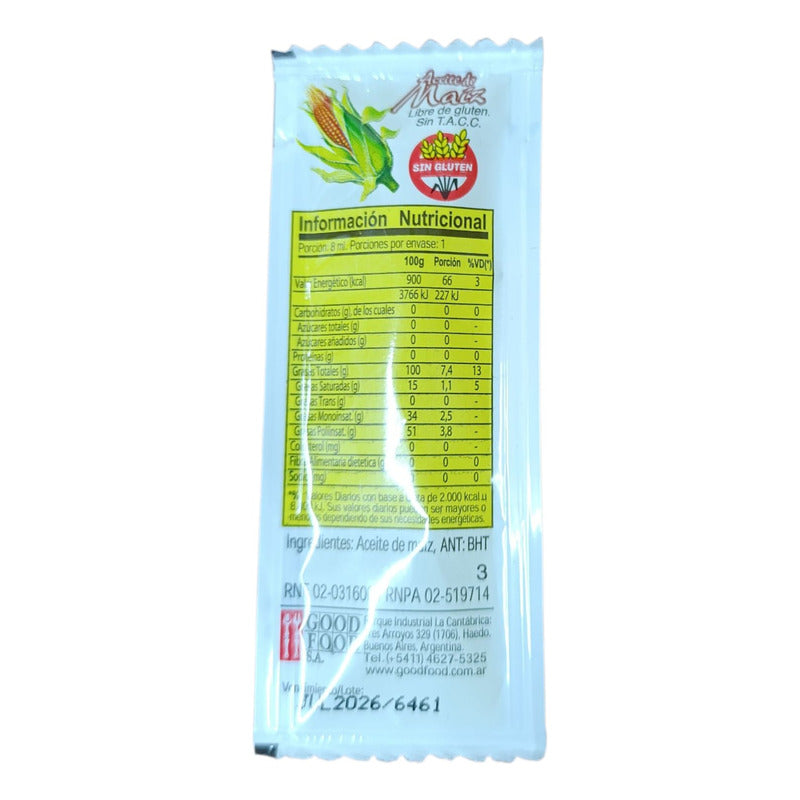 Aceite De Maiz Mini 8ml Adebul 198unidades