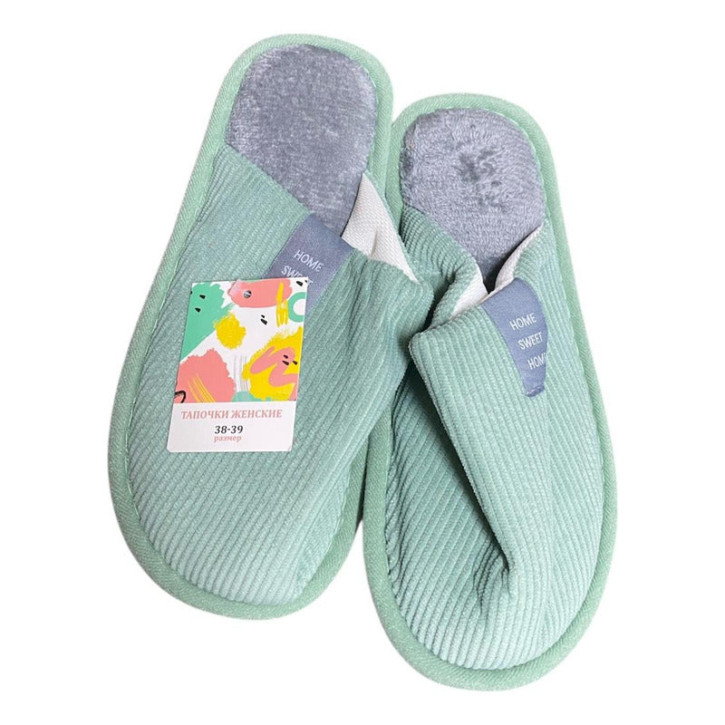Pantufla Termica Invierno Talle 36 Al 45 Diferentes Colores