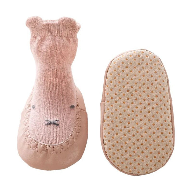 Medias Tipo Zapatito De Bebe De Diseño Cómodos Tamaños S,m,l