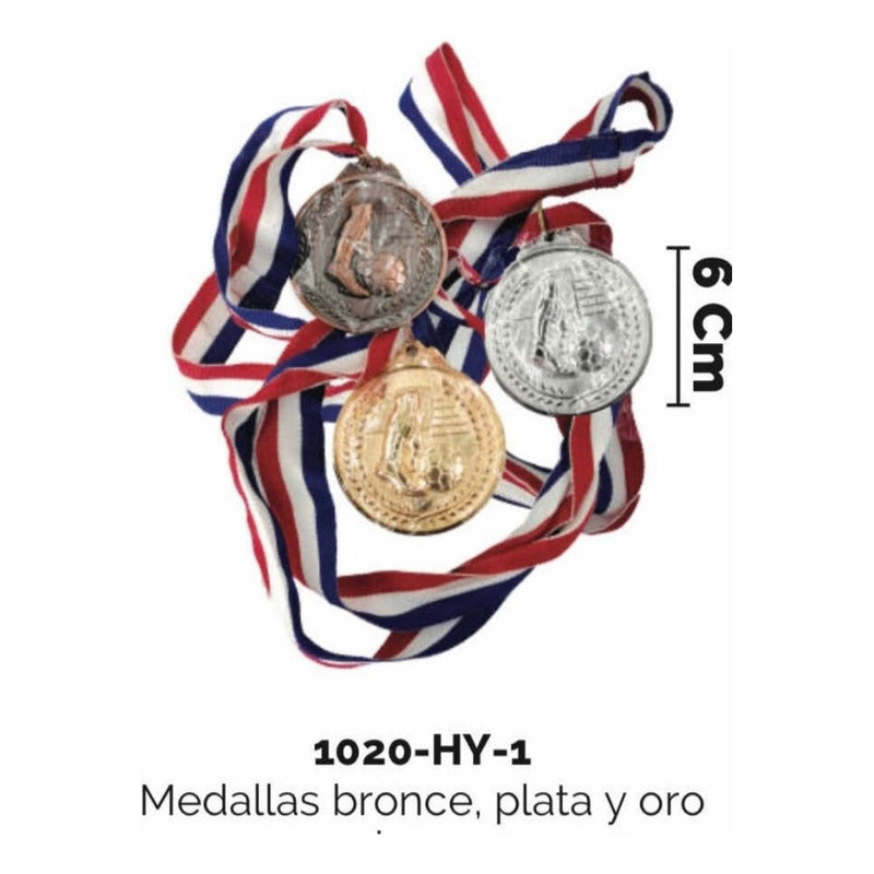 Medalla De Premios Campeonato Kit X12 Unidades