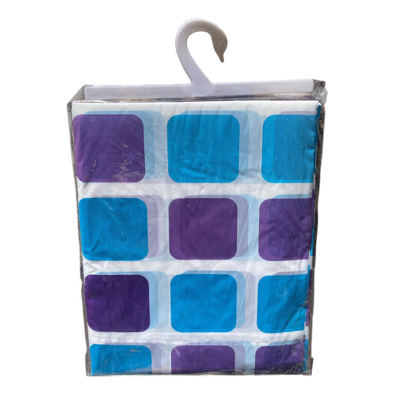 Cortina De Baño Impermeable Diseño Ducha 180x180 Cmx12gancho