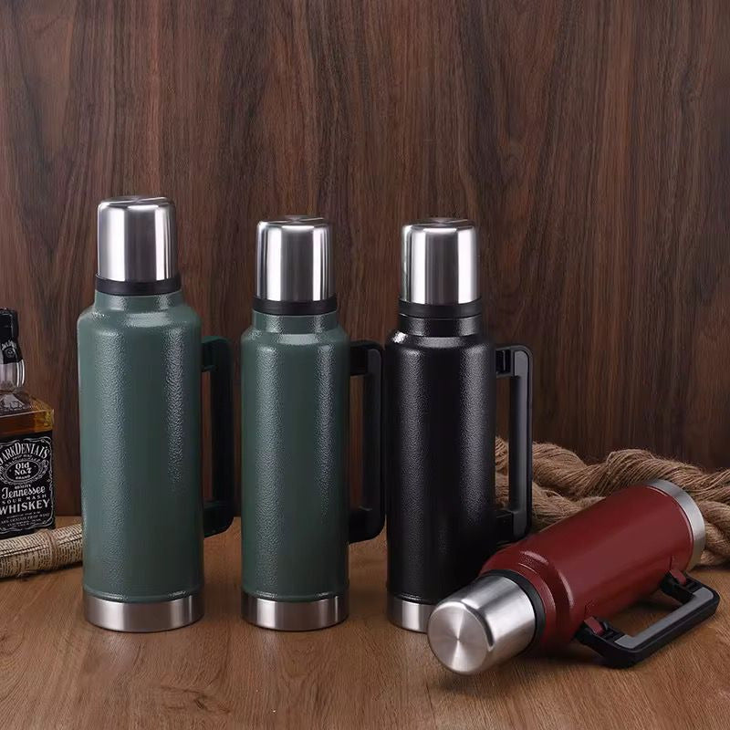 Kit Termo 1.2 Litros, Mate 260 Ml Y Bombilla