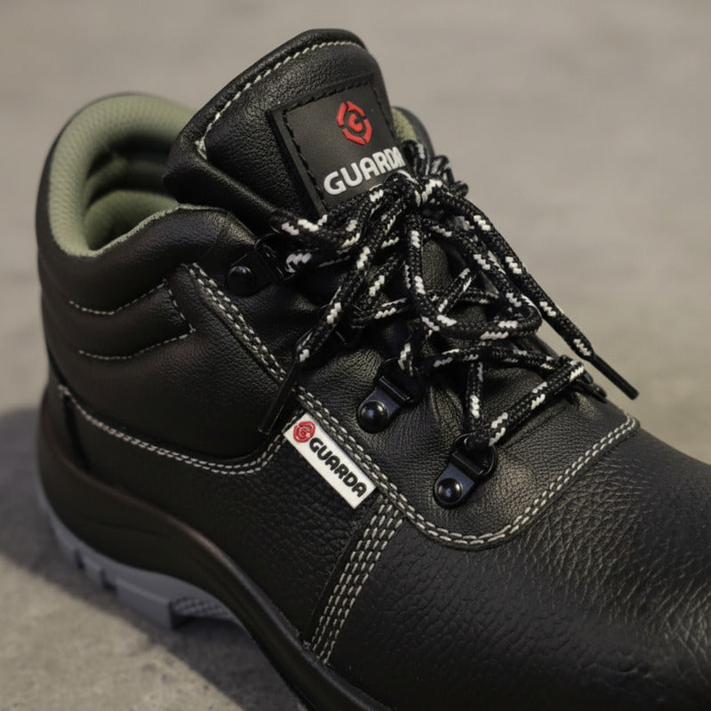 Botas-botín De Seguridad Laboralesestilo Industrial Guarda Negro 45 Eu