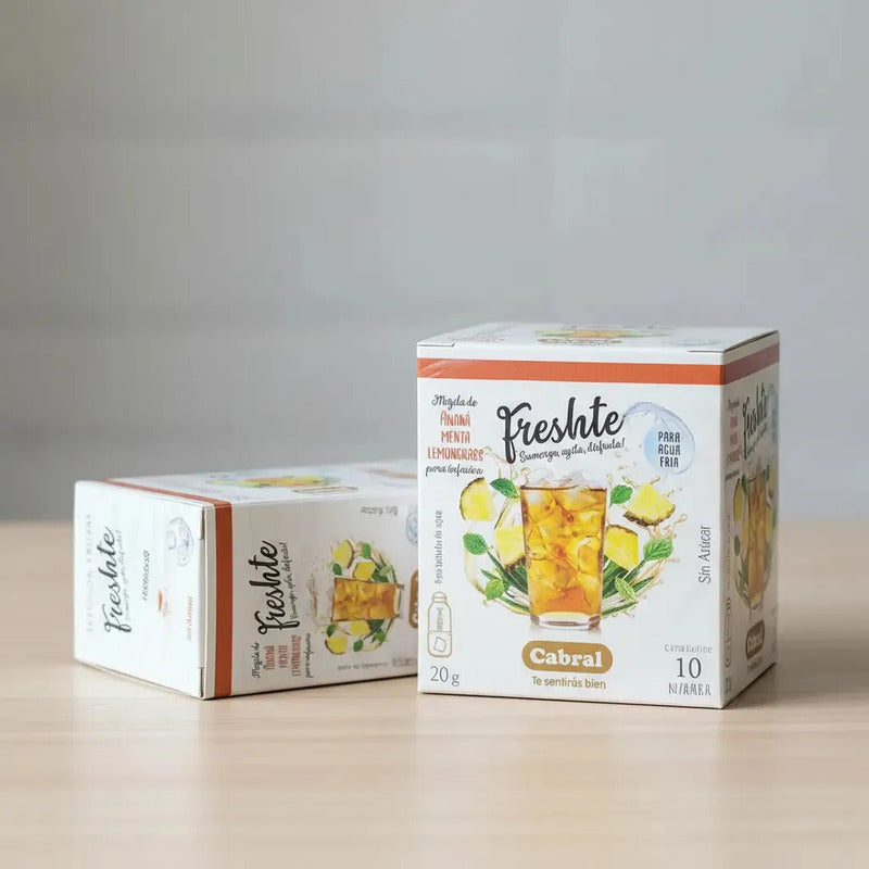 Te Cabral Ananá Menta Lemongrass X10 Unidades
