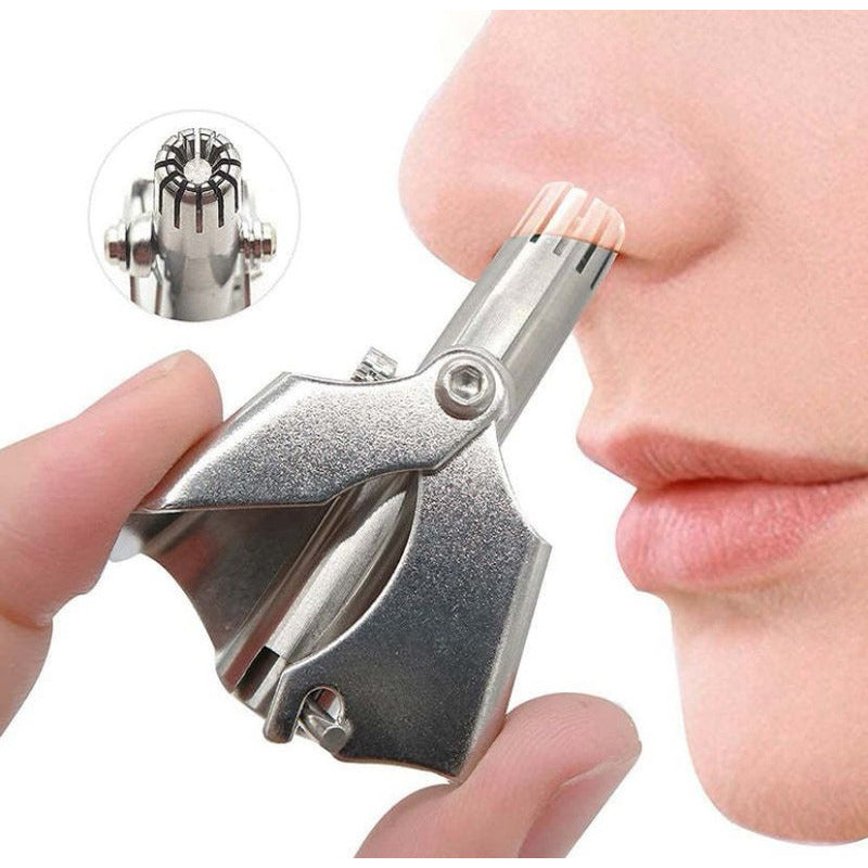 Mini Recortador Manual De Pelo De Nariz Y Orejas Acero Inox