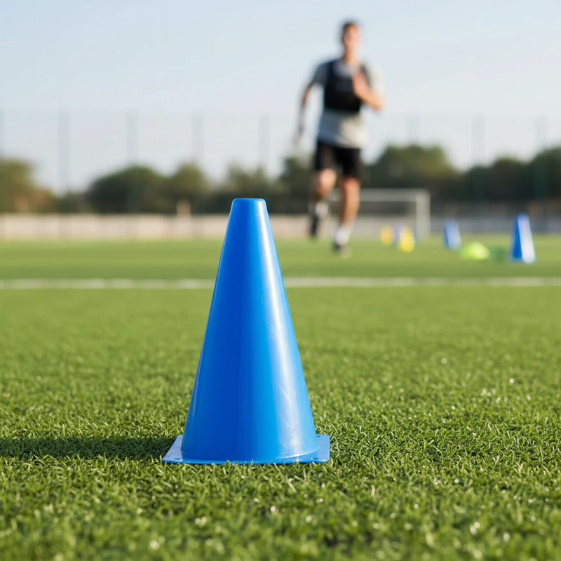 Cono Para Entrenamiento Fit 23cm Azul