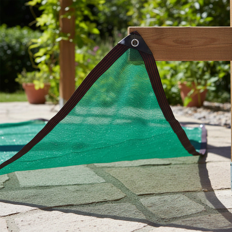 Toldo Malla Sombra Verde 7x2 Metros Verde